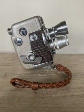 Revere 8 Model B-63 8MM Camera Cine Nikkor 13mm, Steinheil Munchen 36mm 2.8 Lens