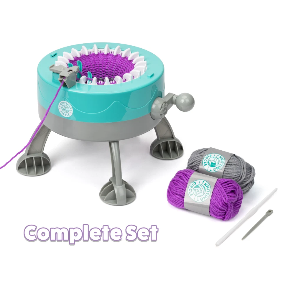 Knitting Circle Station for Kids, Craft Kit for Beginners - Image 4 of 4
