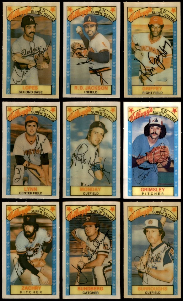 Juego completo de béisbol Kelloggs 1979 8 - casi nuevo/como nuevo 5639190 Foto 3 de 4