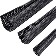 3 Pieces Cord Protector Wire Loom Tubing Cable Sleeve Split Sleeving for USB Cha