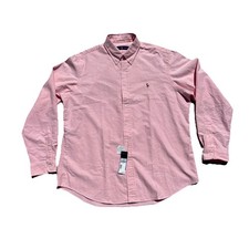 Polo Ralph Lauren Classic Fit Button Down Shirt Men s XL Pink Flesh Pony FLAW
