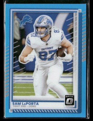 2025 Donruss Optic #196 Sam LaPorta Aqua #/349