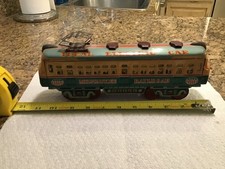 Vintage Tin Friction Ideal Electric Car Milwaukee Railroad 1950 s