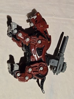 2002 Zoids Zaber Fang Red Saber Tooth Tiger Droid Figure Hasbro Tomy 