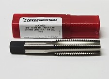 Titan USA TT90600 3/4"-10 UNC H3 4-Flute Taper Tap HSS 4-1/4 OAL MADE IN THE USA