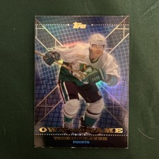 2000-01 TOPPS OWN THE GAME TEEMU SELANNE DUCKS