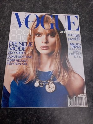German Vogue - July 2004 - JULIA STEGNER Cover - LIAM NEESON - MIA FARROW