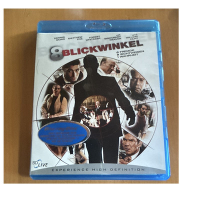 8 Blickwinkel Blu-ray BD-Live Dennis Quaid Matthew Fox Forest Whitaker