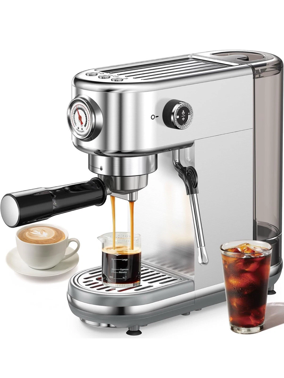 Espresso Machine with Milk Frother, 20 Bar High Pressure Professional Espresso M
Opens in a new wind