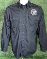 5.11 Tactical Taclite Pro LS Vented Shirt M Reg Joint Task Force Patch 72175