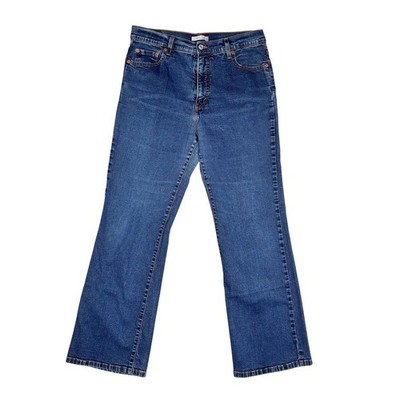 Levis 512 Perfectly Slimming Bootcut Jeans Womens 16M Medium Wash Blue Stretch