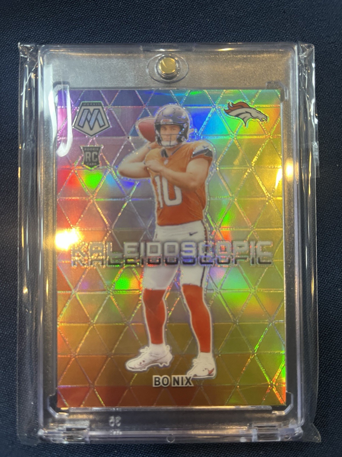 2024 Panini Mosaic Kaleidoscopic Bo Nix #19 (RC) Denver Broncos Rookie SP