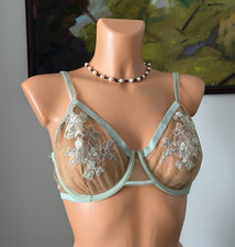NWT La Perla Floral Embroidered Bra, sz 36C