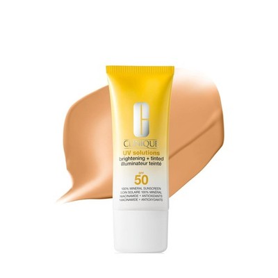 Clinique UV Solutions Brightening + Tinted Sunscreen for Face SPF 50 | Mineral S