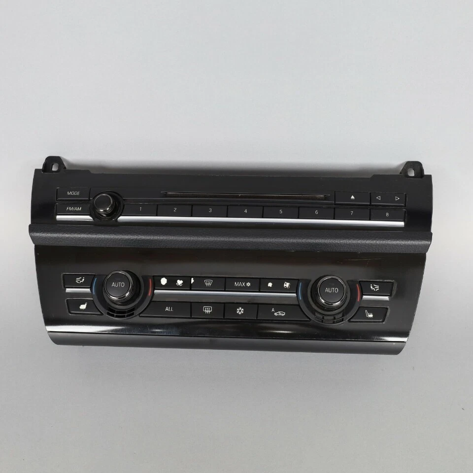 11-16 BMW 528i 535i 550i M5 Panel de control de clima cerámica 61319328427 OEM usado Foto 3 de 4