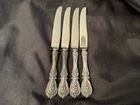 Lot 4 Reed & Barton Francis I Sterling 7-1/8" Modern Blade Youth Knife Monogram