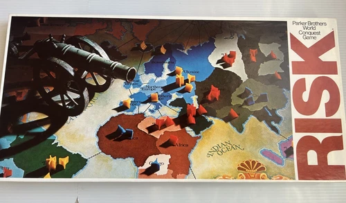Vintage 1975 RISK Board Game Parker Brothers - Complete -  EXCELLENT CONDITION