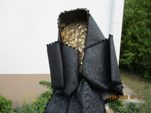 Antike schwarzwäder Trachtenhaube Trachtenhut für Kinder Elztal Schwarzwald alt - Bild 3 von 8