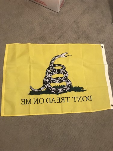 3x5ft Dont Tread On Me Gadsden Flag Outdoor Yellow Rattle Snake Read Description - Picture 3 of 3