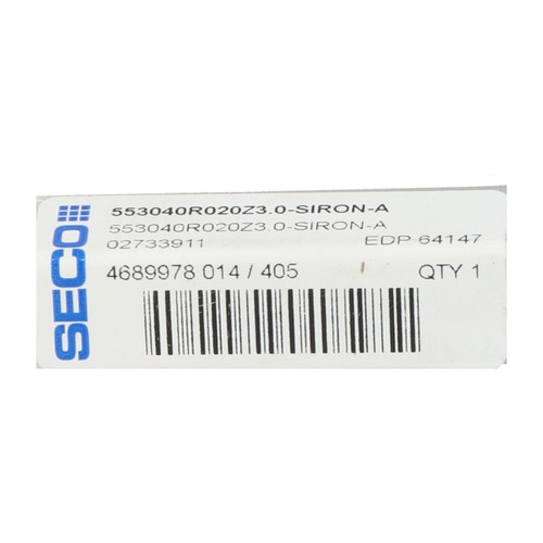 Seco 02733911 Solid Carbide End Mill New NFP - Picture 2 of 8