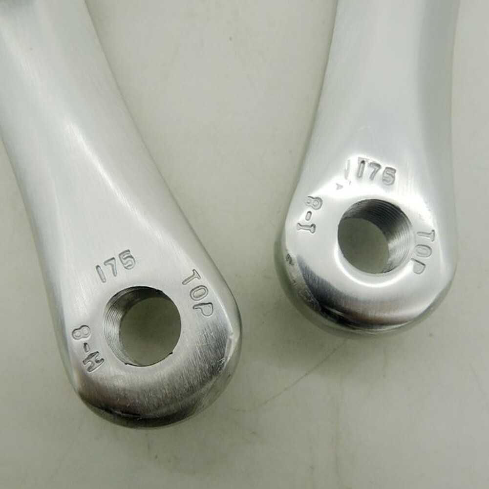 Sleek Silver MTB and Road Bike Chainset Wheel 42T 175mm Durable and