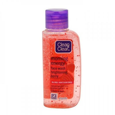 clean and clear morning energy face wash