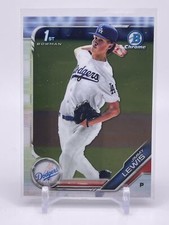 Jimmy Lewis 2019 1st Bowman Draft Chrome #BDC-132 Los Angeles Dodgers