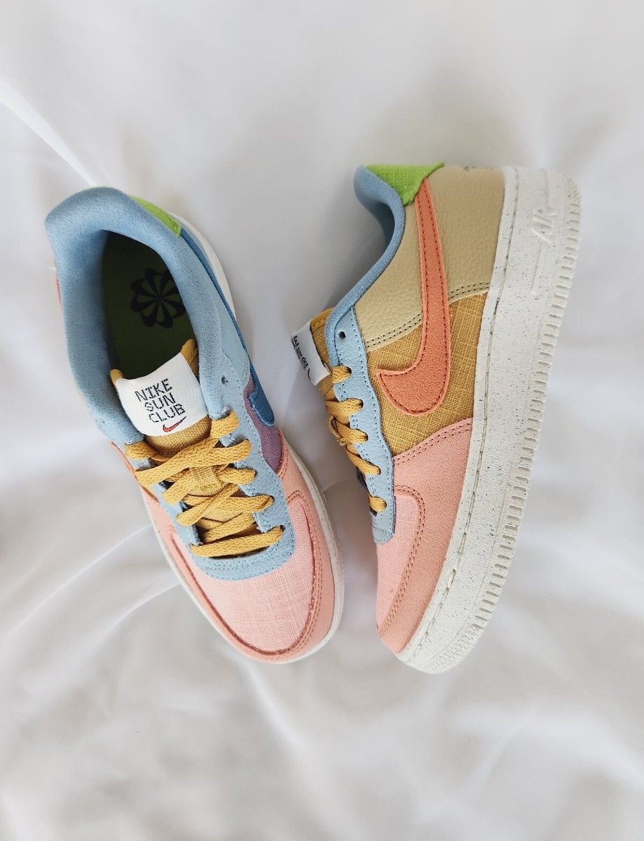 Sepatu Washed Coral Af1 5Y WOMEN'S Nike Air Force Low LV8 Nature