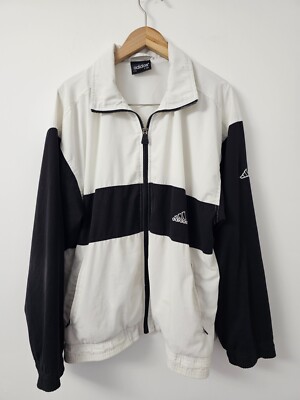 90s adidas White x Black Nylon Jacket 常田 常田大希着用似 adidas 90s ナイロンジャケット - メルカリ