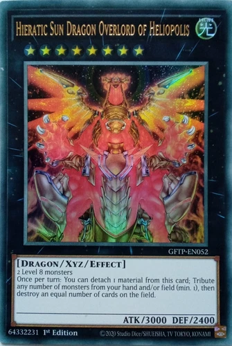 GFTP-EN052 HIERATIC SUN DRAGON OVERLORD OF HELIOPOLIS ULTRA RARE 1ST ED YuGiOh