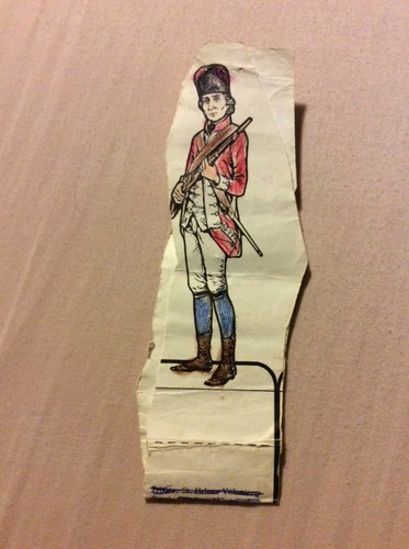 Paper Soldier (from book Paper Soldiers  of the American Revolution) - Picture 1 of 2