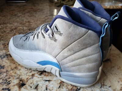 シューズ(男性用) NIKE AIR JORDAN 12 RETRO WOLF GREY27.5cm Nike Mens Jordan 12 Retro Wolf Grey Blue White (Sz. 7Y) -[153265