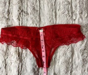 Agent Provocateur Red Brief LOW RISE NWOT, SEE PHOTO FOR SIZE * 1 Fit Like FIFI