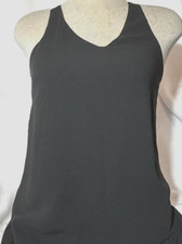 Ya  Los Angeles-Women's-Dress- Black Lined -Lace Back-Sleeveless - Size  Medium