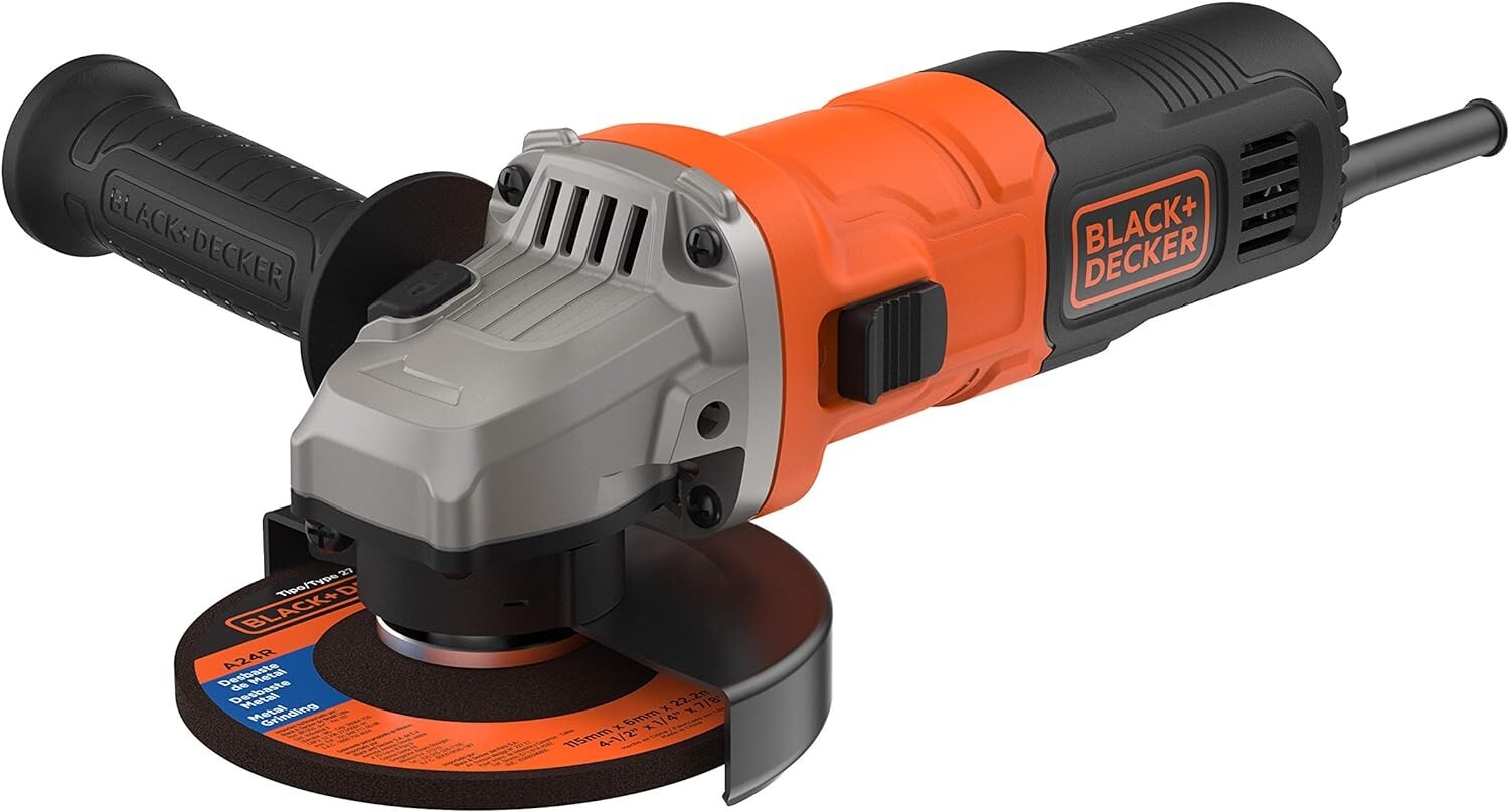 Black+Decker BEG010 710W 115mm | Smerigliatrice Angolare 12000 RPM