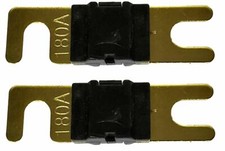 IMC Audio 180 Amp Mini ANL Fuse Gold for Car Audio Auto Marine Audio 2 Pack