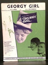 Georgy Girl Sheet Music Piano Motion Picture Film Soundtrack Lynn Redgrave   F1M