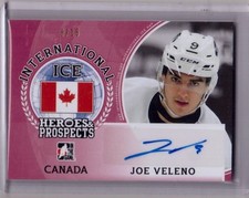 JOE VELENO 16/17 Leaf Prospects Rookie Autograph Auto Signed RED #8/15 RARE SP