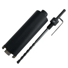 Dry/Wet Multipurpose Core Bit, 6" Drilling Depth, SDS Plus Pilot Bit Adapter