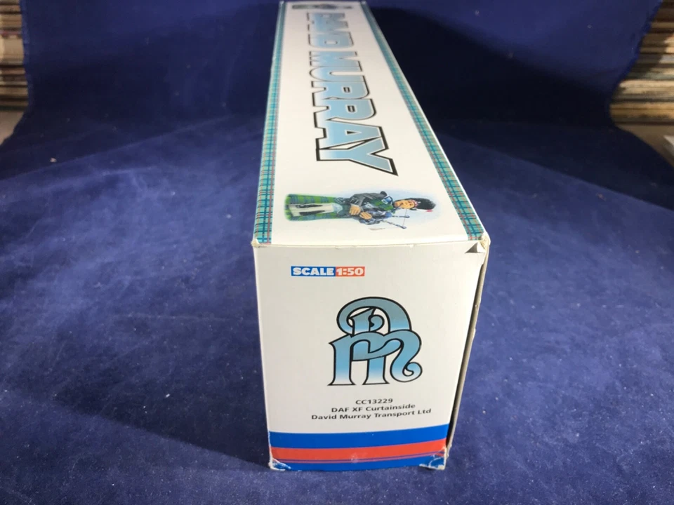 K-74 CORGI 1:50 SCALE DIE CAST TRUCK - CC13229 DAF XF CURTAINSIDE - DAVID MURRAY - Image 4 of 4