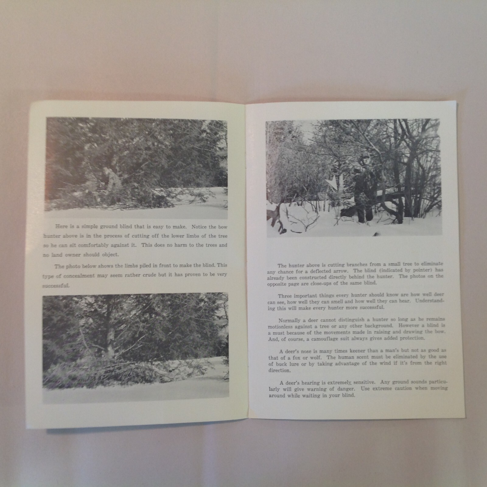 Vintage 1964 Blinds For Hunters Pete Rickard Hunter Trapper Guide Tips Tricks