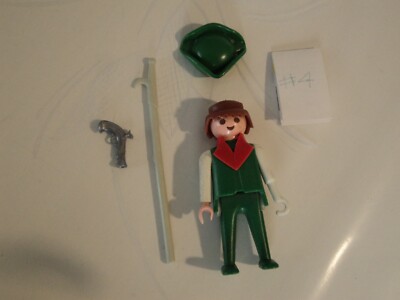 Playmobil Vintage Pirate Vert Crochet Porte-voix - Sets 3542/3550 De 1978, Occasion Bon état