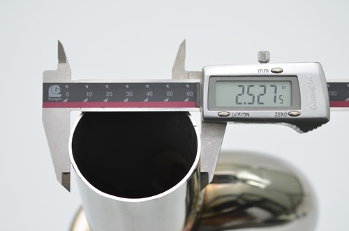 1320 ultra quiet QW resonator muffler stainless steel universal 2.5" inlet & out - Picture 23 of 24