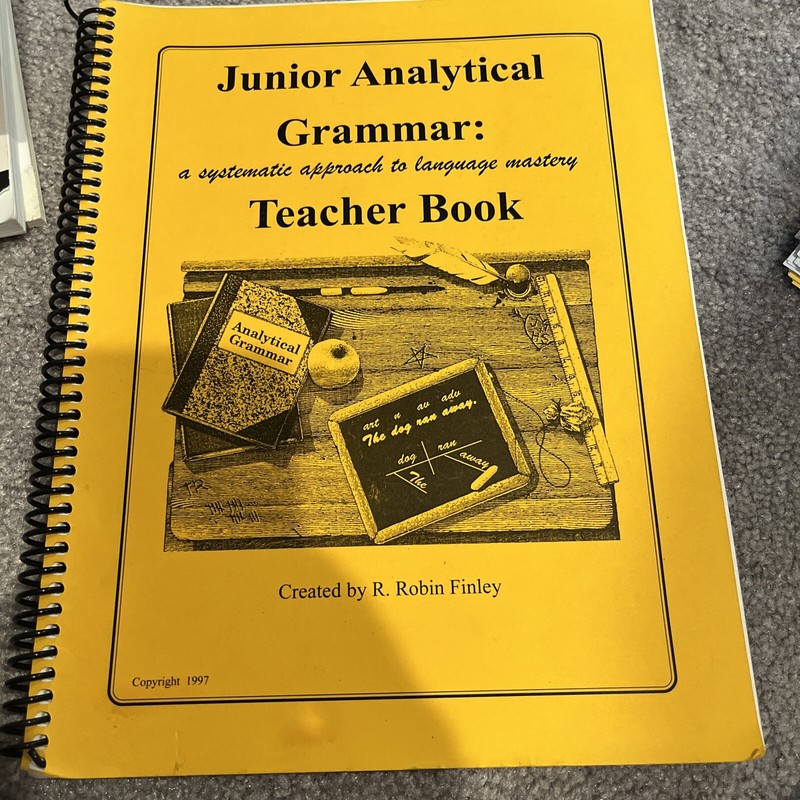 Junior Analytical Grammer Teacher Book