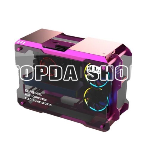 ZEAGINAL MATX ITX PC Case Gaming Gamer Grape Pot For DIY Full Aluminum ZC-01M - Picture 5 of 12