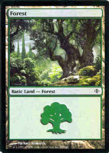 FOREST #249 FOIL Shards of Alara MTG Magic the Gathering Cards DJMagic