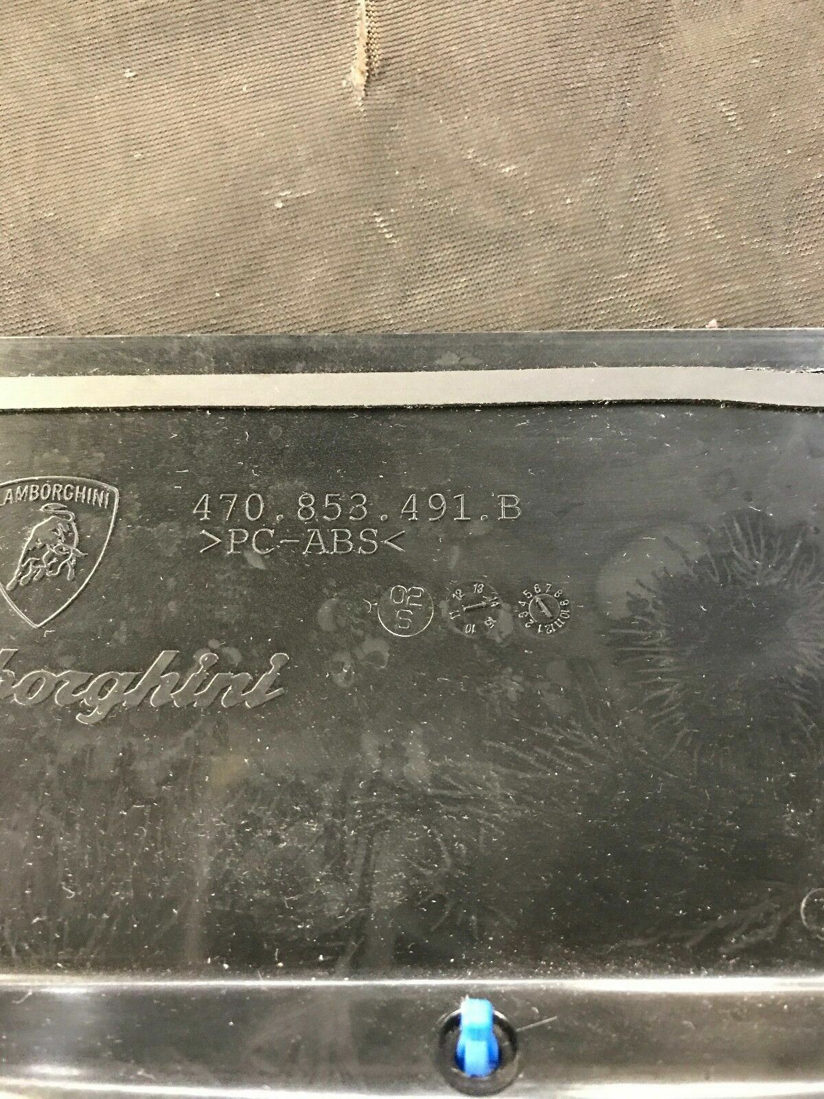 LAMBORGHINI AVENTADOR LP700 720 LEFT SIDE SCUFF PLATE DOOR SILL OEM 470853491B