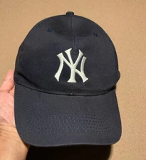 New York Yankees Hat HESS LOGO Back Navy Baseball Cap Adjustable Back