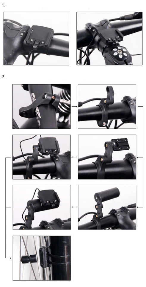 Fahrradcomputer Fahrradtacho Radcomputer Wasserdicht Tacho LCD 28 Funktionen - Bild 4 von 4