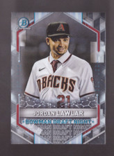 2021 Bowman Chrome Draft JORDAN LAWLAR Bowman Draft Night Insert Dbacks BDN-4